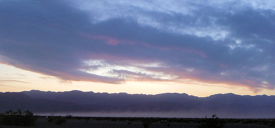 Death Valley - Stovepipe Wells - Sonnenuntergang